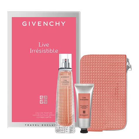 givenchy live irrésistible gift set|Givenchy irresistible travel size.